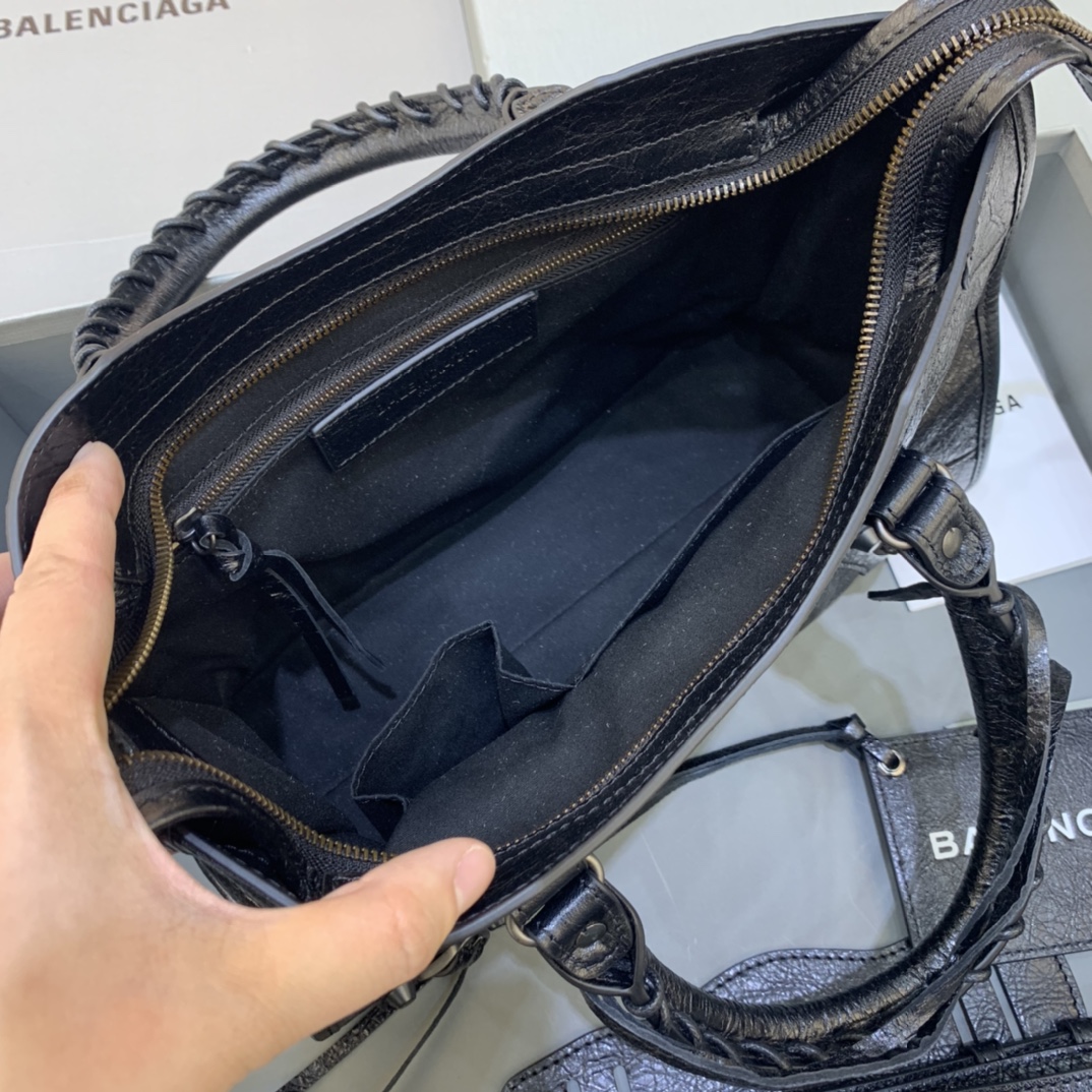 Balenciaga Classic City Small Handbag Shoulder Bag Black